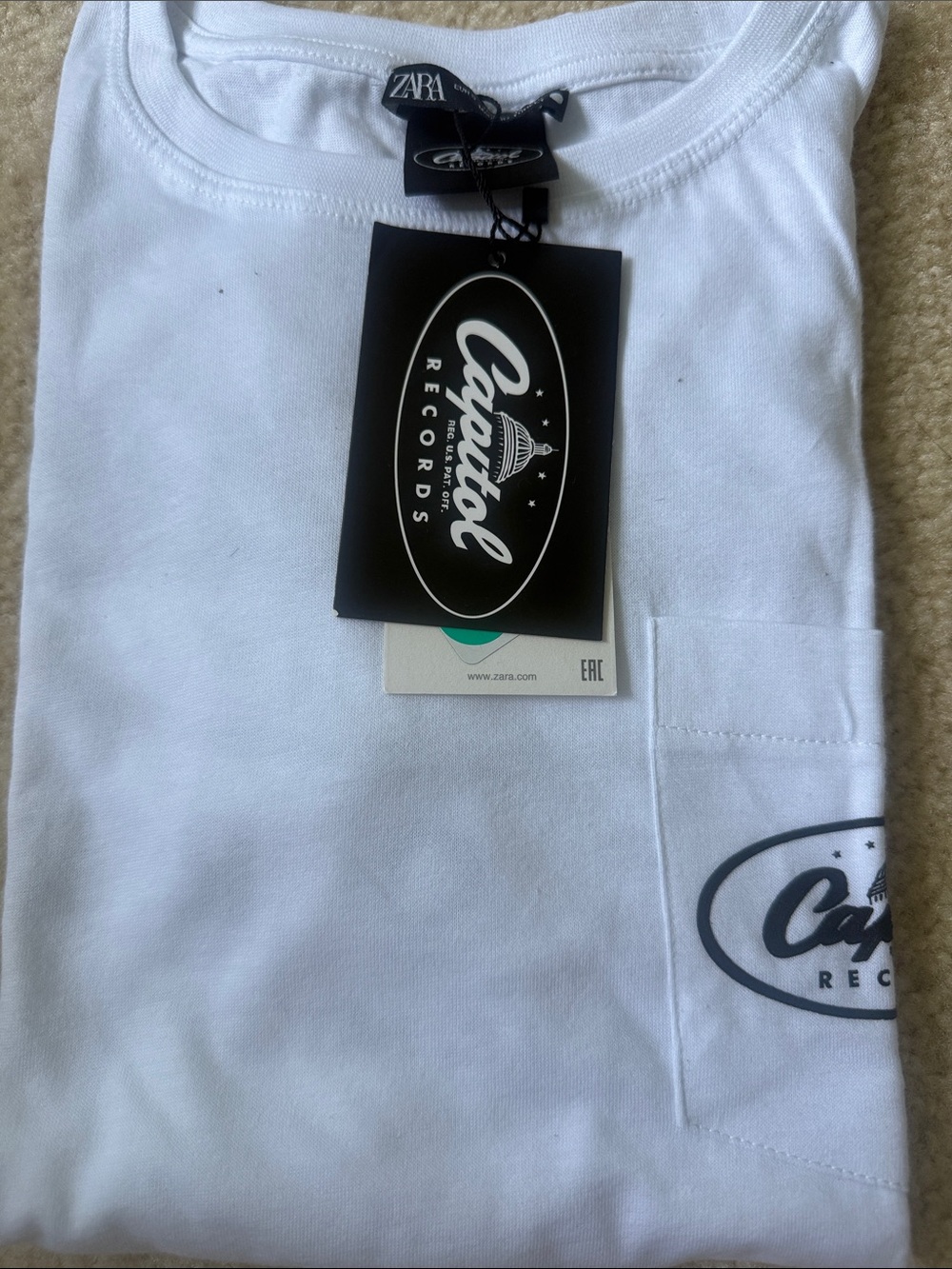 Brand new!!! Zara Short sleeves t shirt size S 100% cotton